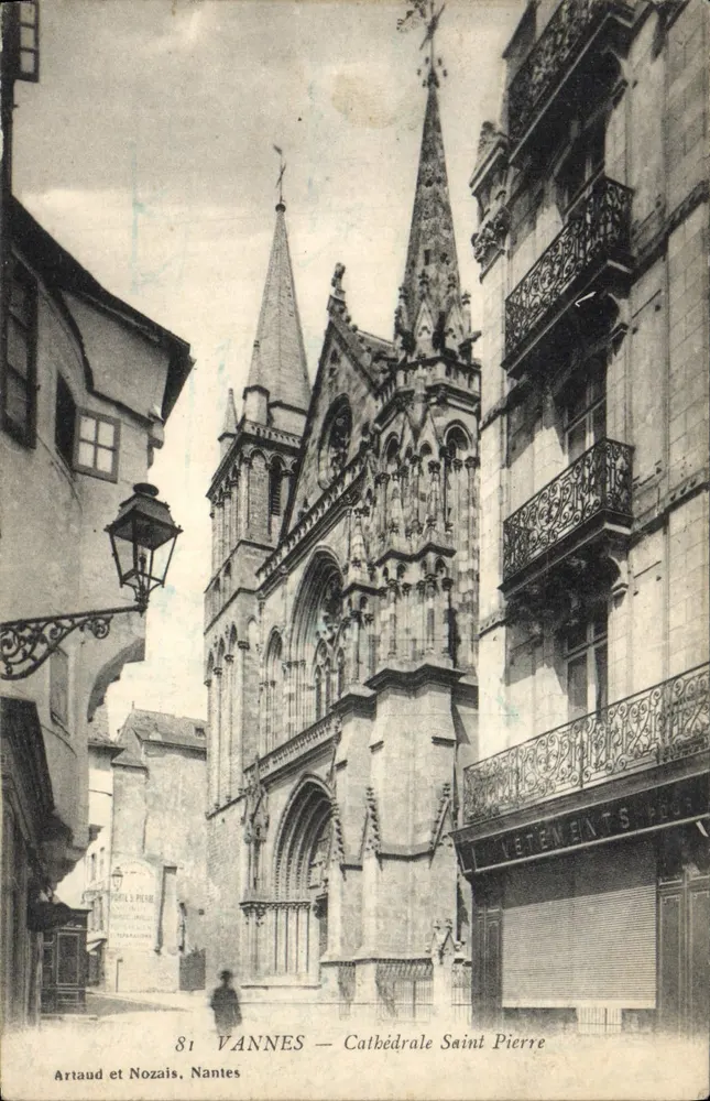 VANNES — Katedra Świętego Piotra — Artaud et Nozais, Nantes - Awers