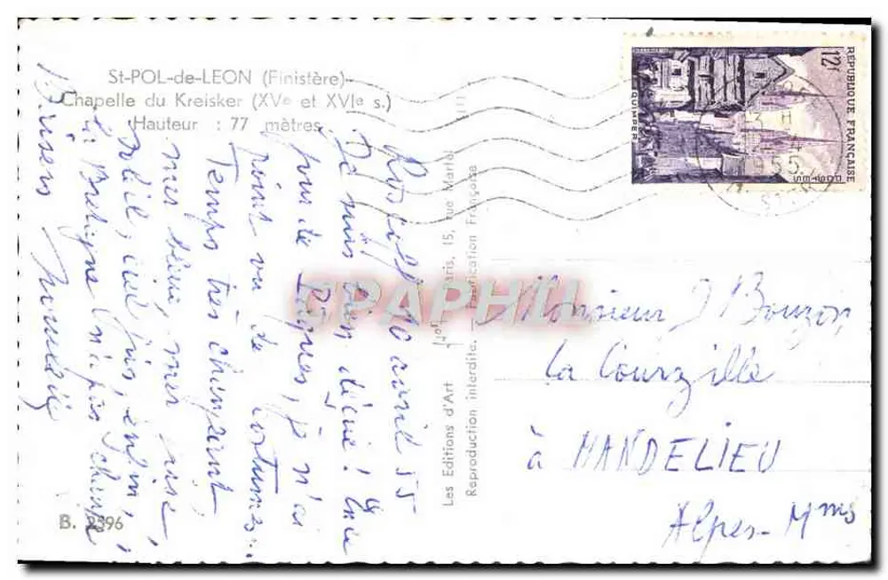 St-Pol-de-Léon — Capela do Kreisker — Les Éditions d'Art - Verso