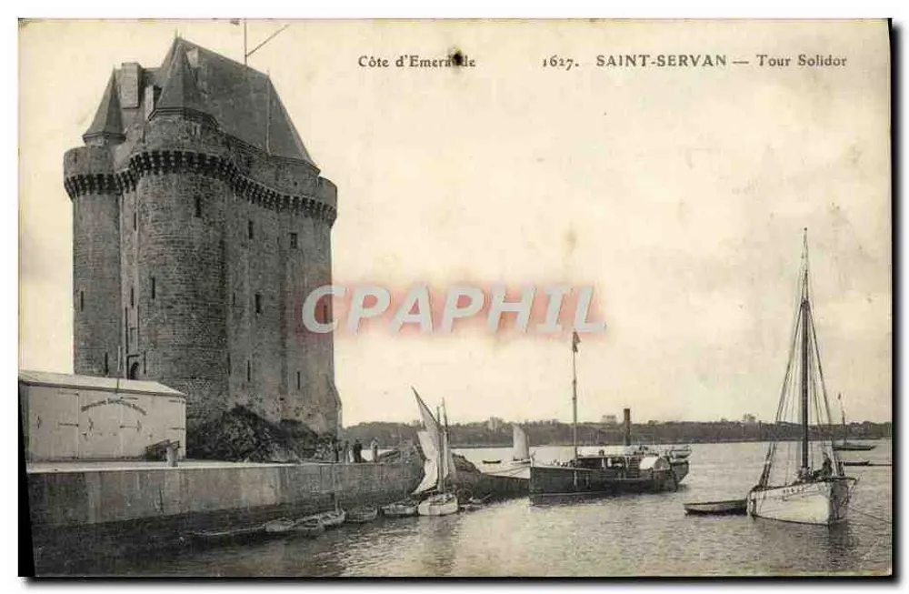 Saint-Servan — Tour Solidor — Côte d'Emeraude, éditeur Côte d'Emeraude, n° 1617 - Frente