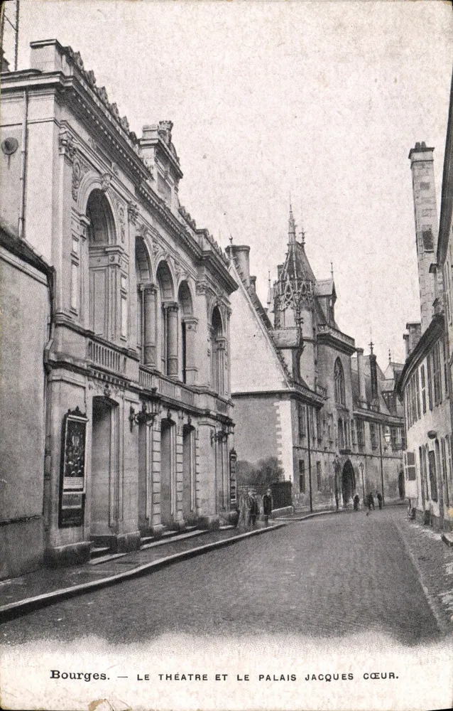 Bourges — Le Théâtre et le Palais Jacques Cœur - Vorderseite