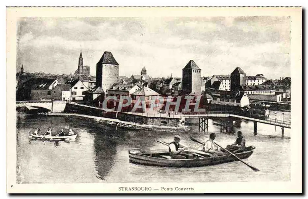 Strasbourg — Pontes Cobertas — Félix Luib, editor Strasbourg - Frente