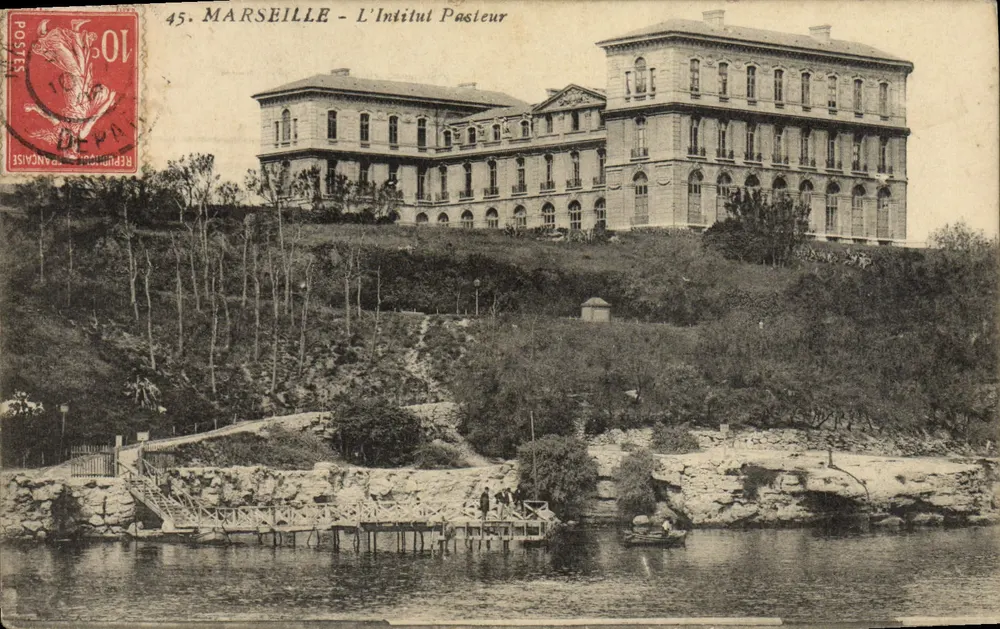 Marselha - O Instituto Pasteur — editor anônimo, n° 45 - Frente
