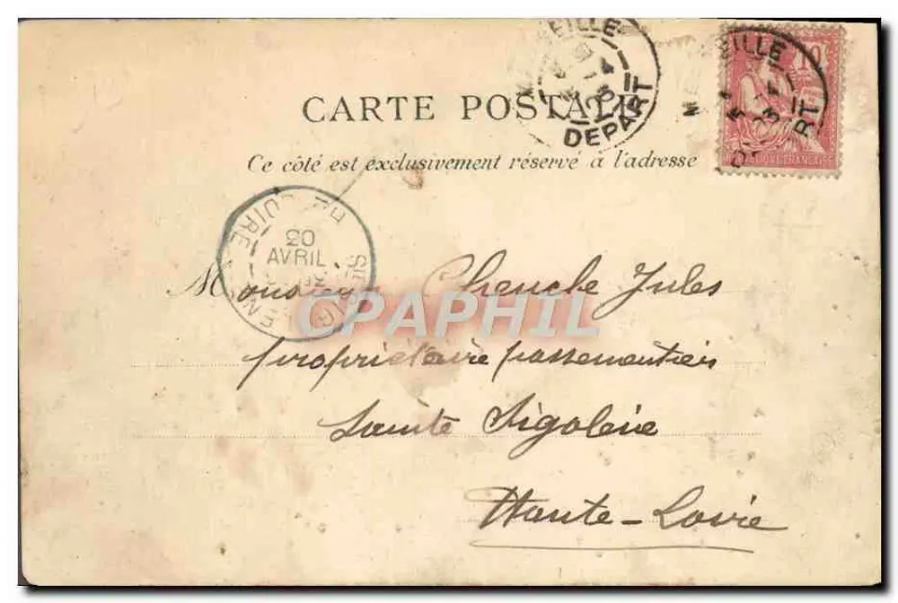 Marseille — La cathédrale — éditeur L.P. - 6 - Rewers