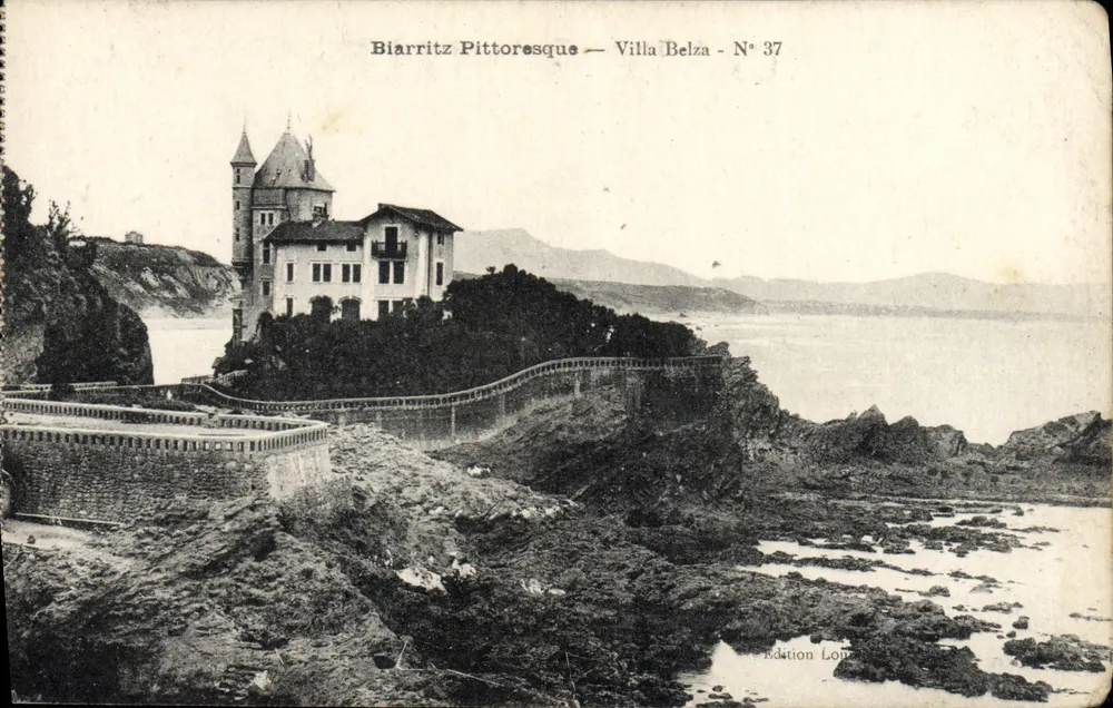 Biarritz Pittoresque — Villa Belza — Édition Lour - Frente