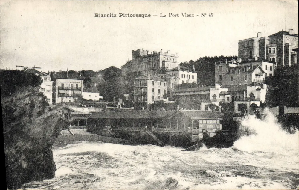 Biarritz pittoresk — Der alte Hafen — Nr. 49 — Edition Loewman - Vorderseite