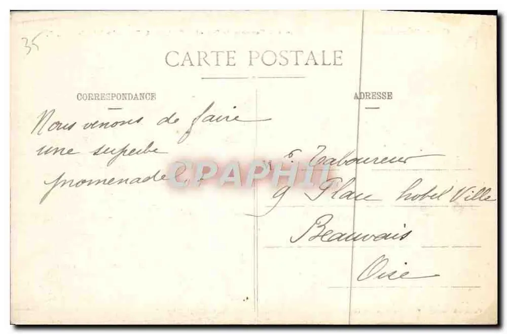 Costa de Émeraude - Arredores de Dinard - St LUNAIRE - O Décollé - G.F. - Verso