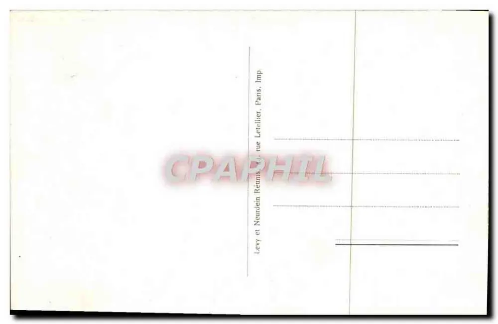 Marselha — Nossa Senhora da Guarda — LL - Verso