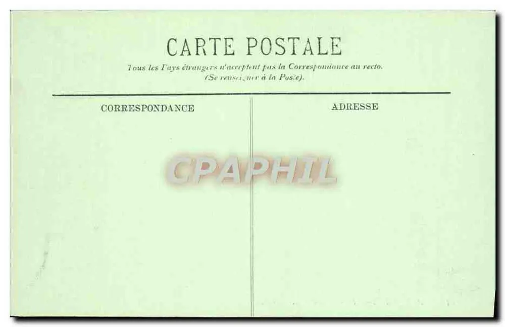 Marseille — O Castelo de If — L.L. - Verso