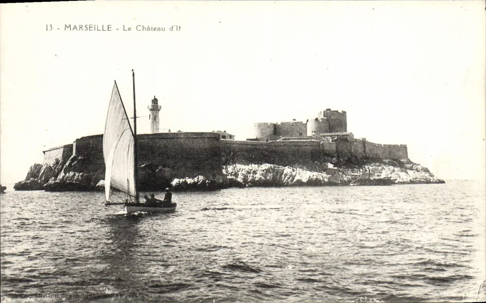 Marseille — Das Château d'If — Edition der Nataf-Verleger - Vorderseite