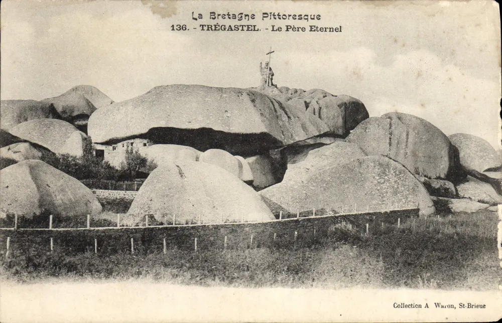 Trégastel - O Pai Eterno — Coleção A Waron, St-Briene, n°136 - Frente