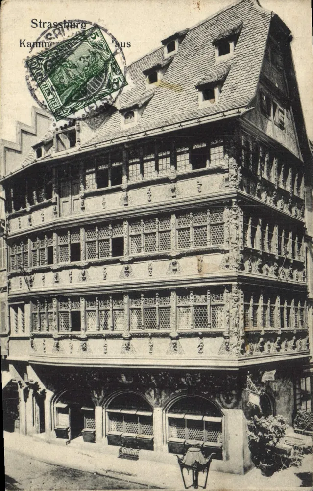 Strasbourg — Casa Kammer — editor desconhecido, número de série não visível - Frente