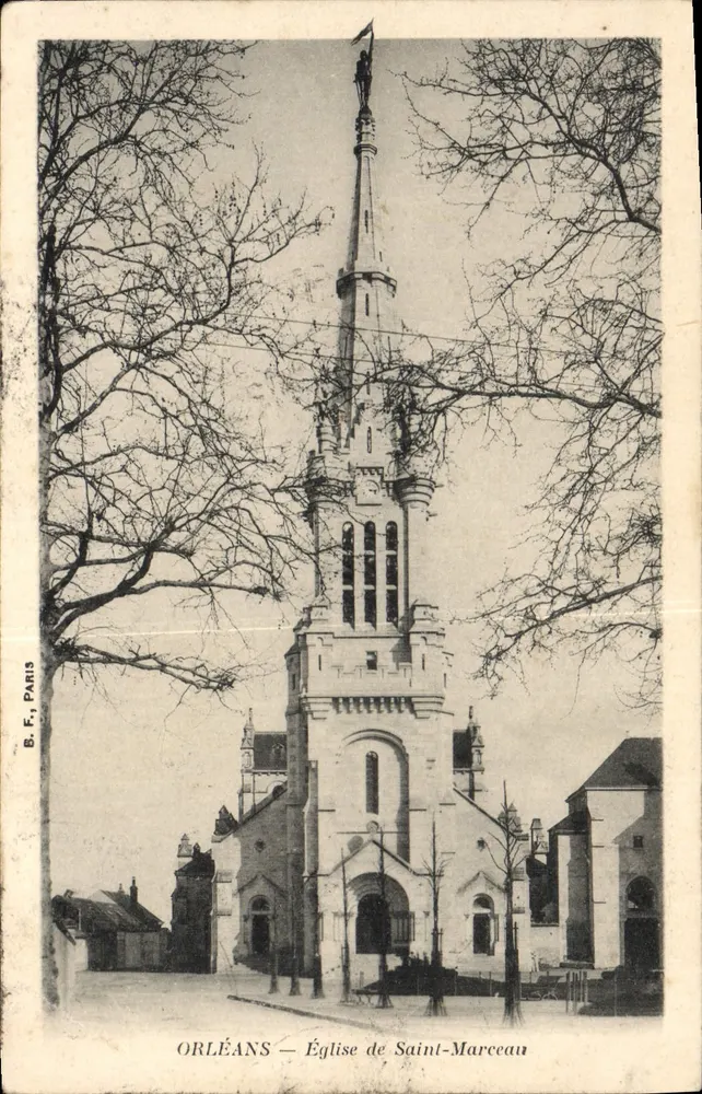 Orléans — Église de Saint-Marceau — B. F., Paris - Frente