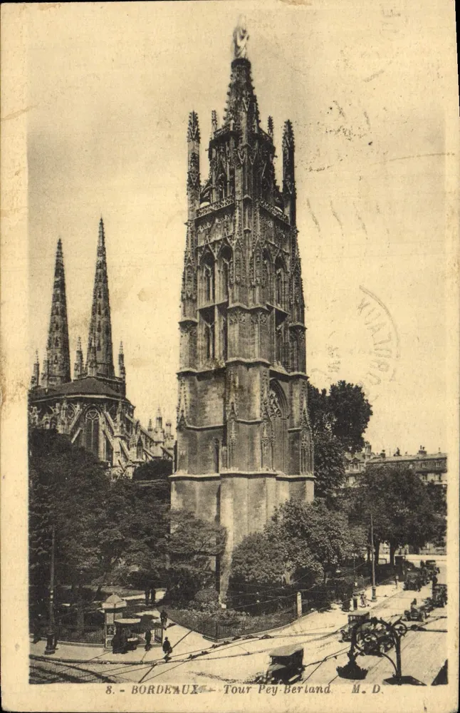Bordeaux — Torre Pey Berland — M. D. - Frente