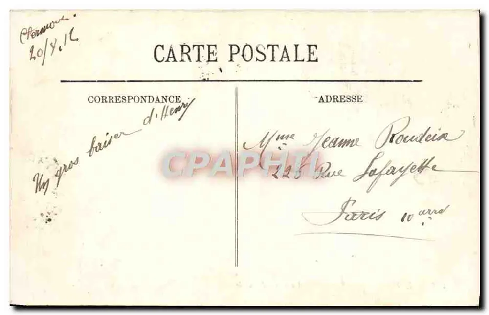 Clermont-Ferrand — La Place de Jaude. Allgemeiner Blick — LL. Nr. 202 - Rückseite