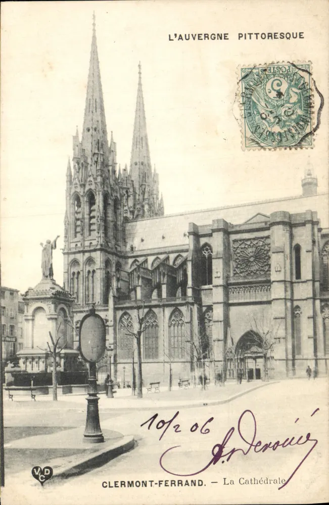 Clermont-Ferrand — Die Kathedrale — L'Auvergne Pittoresque - Vorderseite