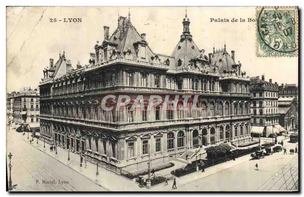 Lyon — Palais de la Boîte — P. Martel, Lyon - Frente