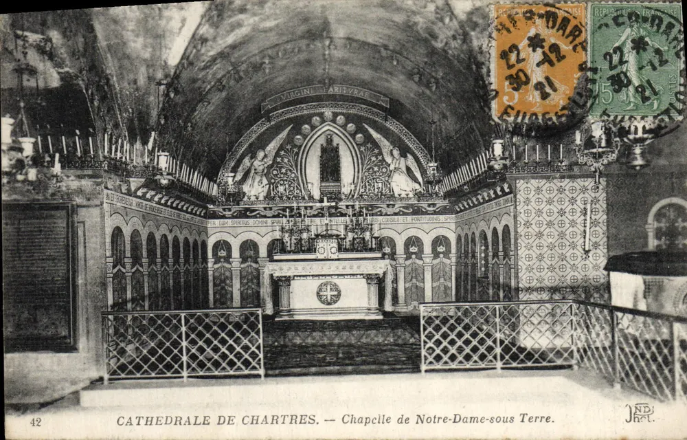 Kathedrale von Chartres — Kapelle Notre-Dame-sous-Terre — JNDI, n°42 - Vorderseite
