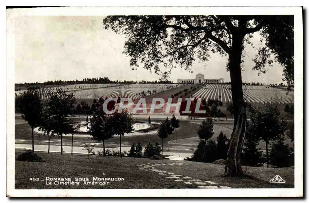 Romagne-sous-Monfaucon — Der Amerikanische Friedhof — Verleger C.A.B. n°463 - Vorderseite