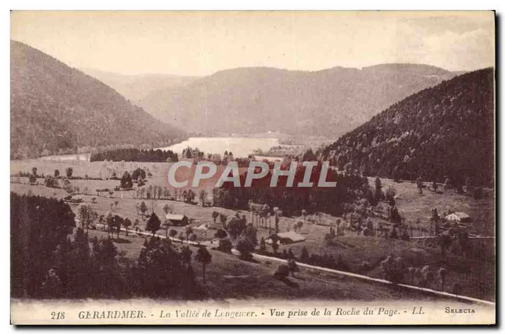 Gérardmer - La Vallée de Lengemer - Aussicht vom Roche du Page - Selecta - Vorderseite