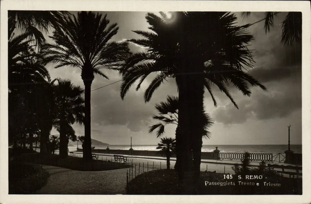 Passeggiata Trènto e Trieste — S. Remo — n° 145 - Vorderseite