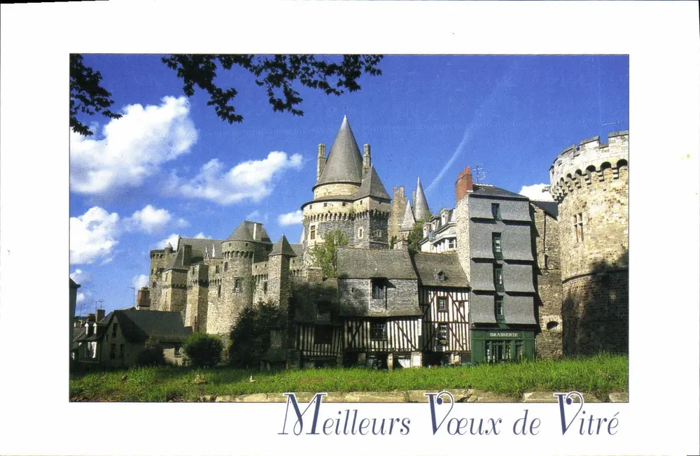 Castelo de Vitré — Melhores Desejos de Vitré — editor não visível - Frente