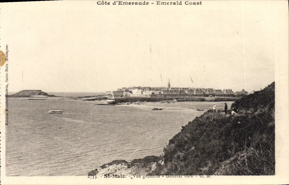 Saint-Malo - Vista geral - Edição Maurice Guérin, Saint-Malo (Bretanha) - Frente