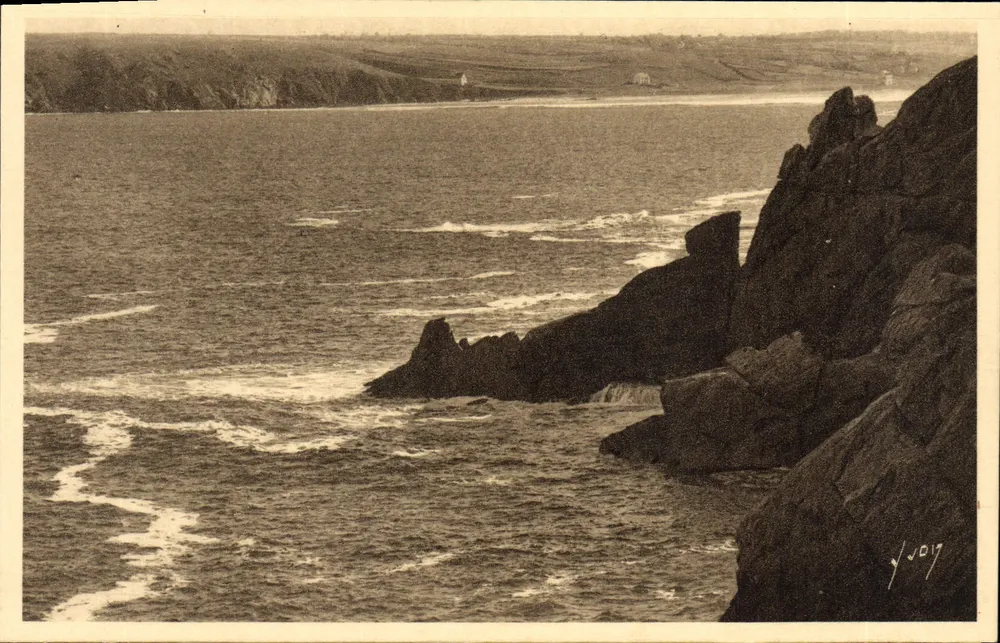 Pointe du Raz de Sein (Finistère) — Der Capucin und die Bucht der Toten — Les Éditions d'Art 'YVON' Paris - Vorderseite