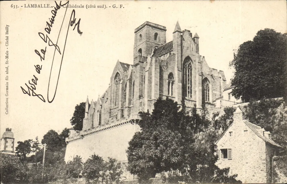 Lamballe — Catedral (lado sul) — G. F. — n° 633 - Frente