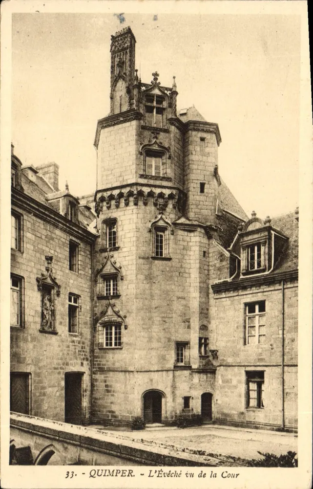 Quimper - O Bispo visto da Cour — n°33 - Frente