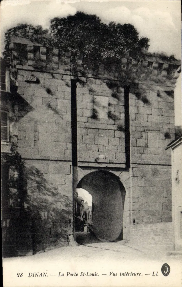Dinan — Porte Saint-Louis — Widok z wnętrza — LL - Awers