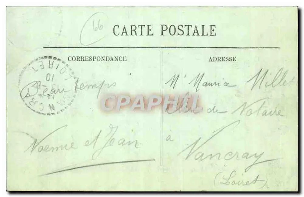 Biarritz — O Rocher de Basta — LL. — N° 181 - Verso