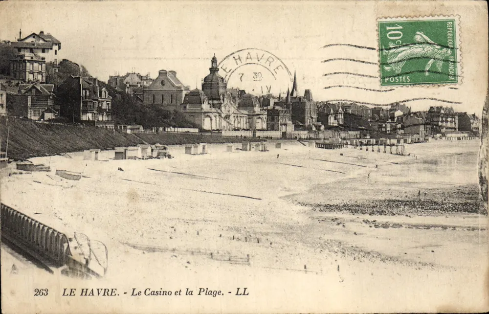 Le Havre - Das Casino und die Strandpromenade - LL - Vorderseite