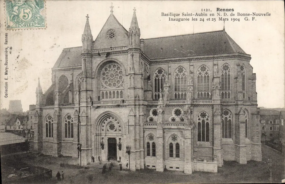 Basilique Saint-Aubin in Rennes — N.D. de Bonne-Nouvelle — G.F. — n°1121 - Vorderseite