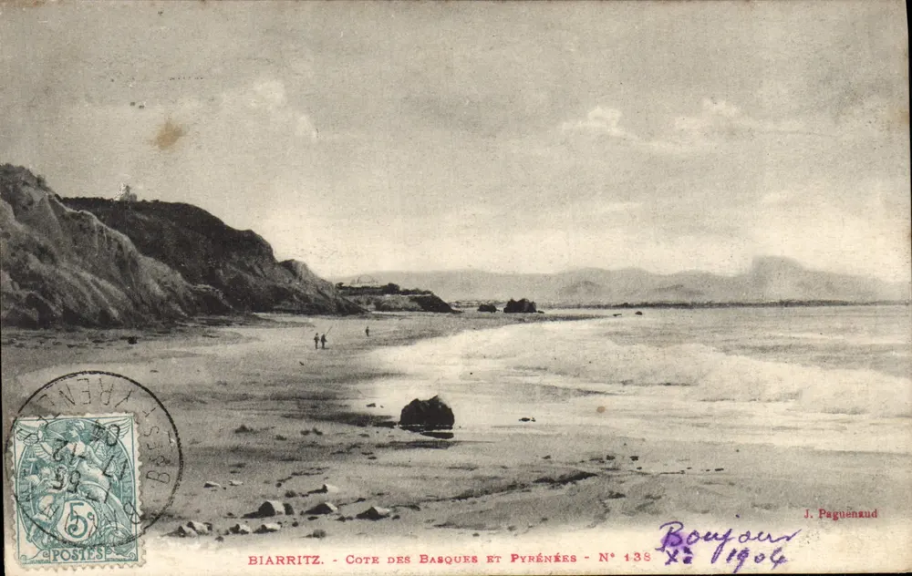 Biarritz - Costa dos Bascos e Pirineus - N° 138 - J. Pagueaud - Frente