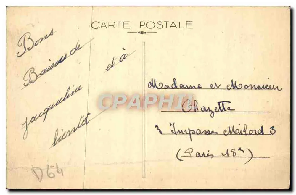 Biarritz — Les Grands Palaces et la Grande Plage — éditeur impr. sur la carte n°132 - Rückseite