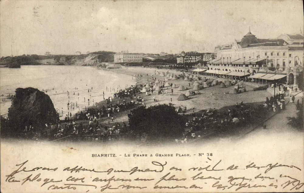 Biarritz - O Farol & Grande Praia - N° 38 - Frente