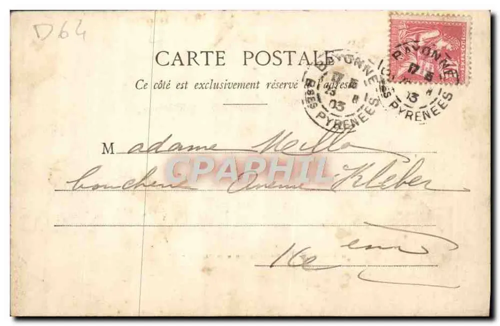 Biarritz - O Farol & Grande Praia - N° 38 - Verso
