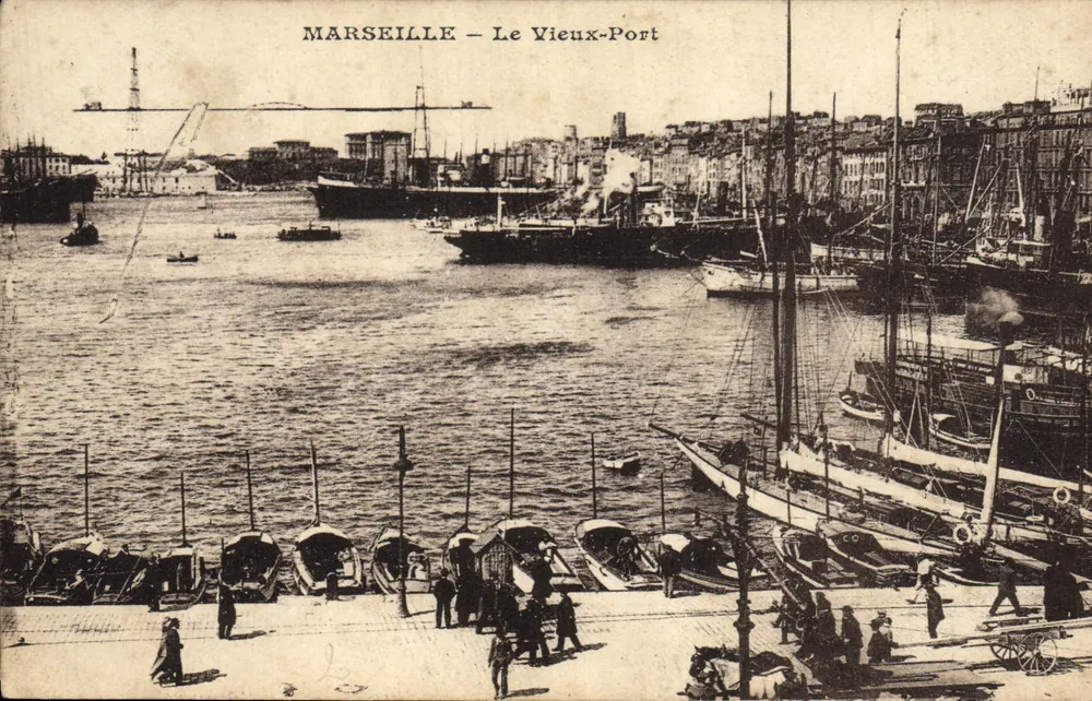 MARSEILLE — Le Vieux-Port — Éditeur non identifié - Recto