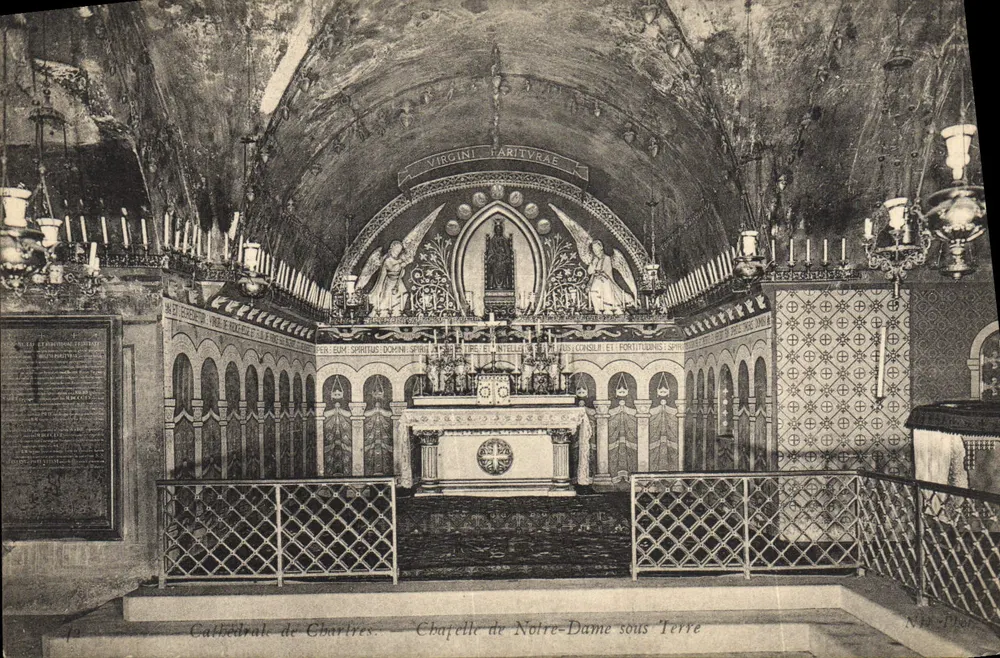 Kapelle Notre-Dame unter der Erde — Kathedrale von Chartres — Verlag N.V. Pigeon, Nr. 46 - Vorderseite
