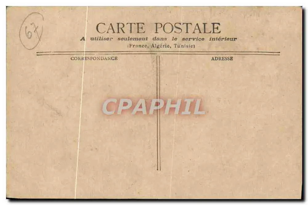 Straßburg - Kathedrale, Eingang der Uhr — Verlag E. M. N. Paris - Rückseite