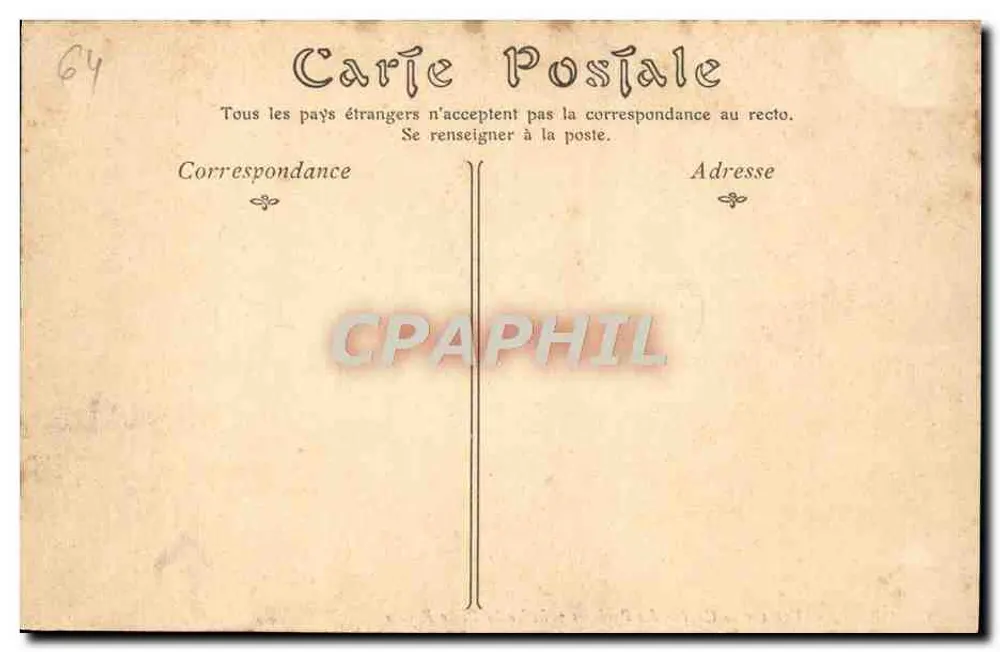 Ansicht der Garonne von den Pyrenäen — Pau — Nr. 102 - Rückseite