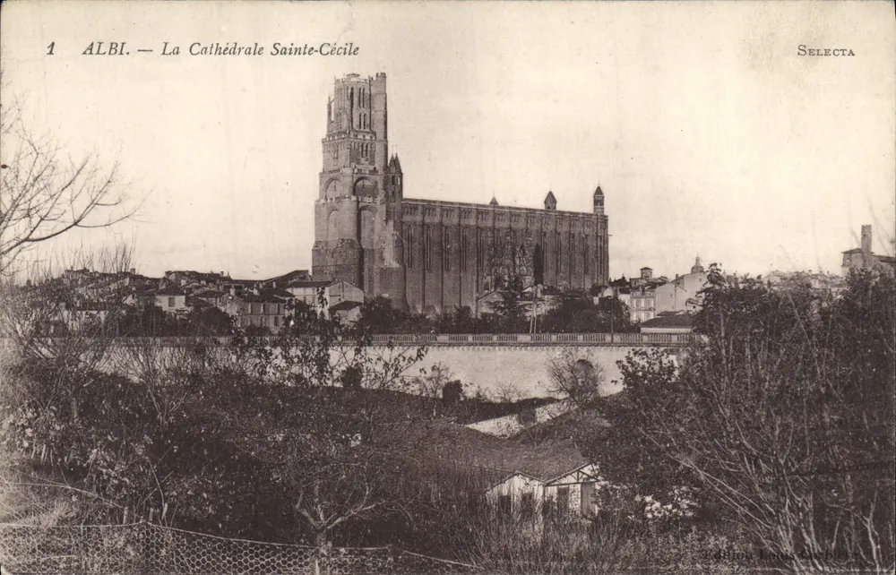 Albi — La Cathédrale Sainte-Cécile — éditeur Selecta, n°1 - Frente