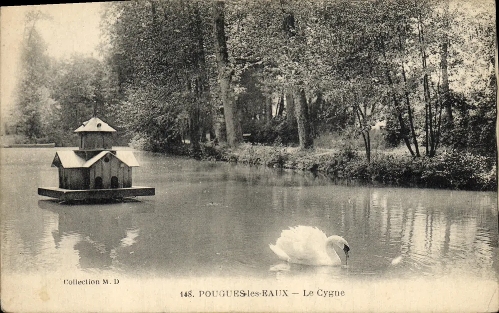 Pougués-les-Eaux — O Cisne — Coleção M. D - Frente