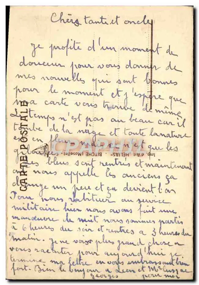 Besançon - Les Bains — A Porta Cortada — Imp. D'Art Hélias - Verso