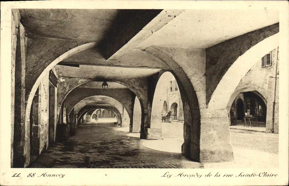 Die Arcaden der rue Sainte-Claire — Annecy — LL 88 - Vorderseite