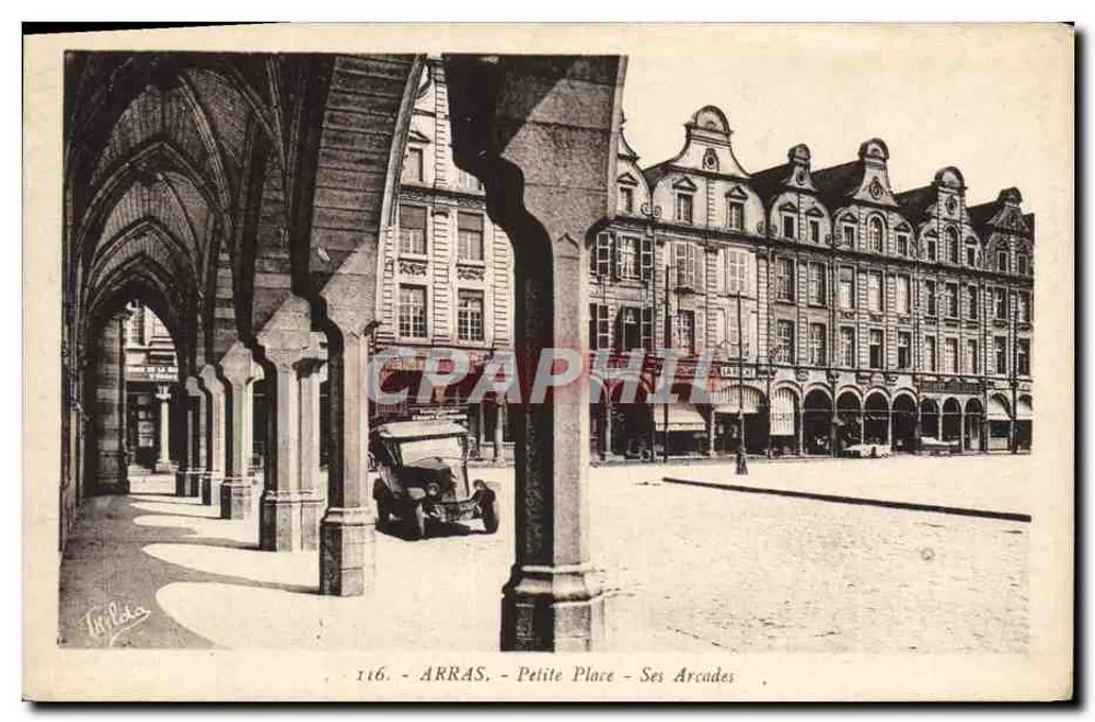 Arras — Petite Place — Ses Arcades — Édition Lafitte-Legenuil - Frente