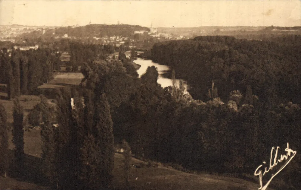 Angoulême — Das Tal der Charente an den Füßen der Stadt — A.G.A. Jarnac - Vorderseite