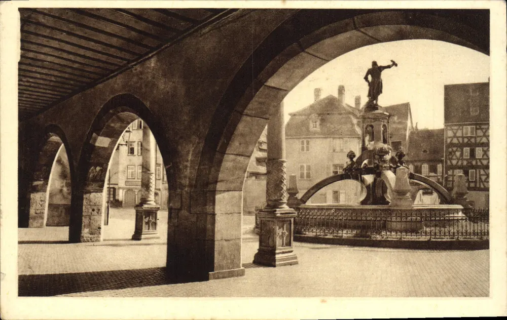 Colmar — Fontaine Schwendi — Édition Boechrer - Recto