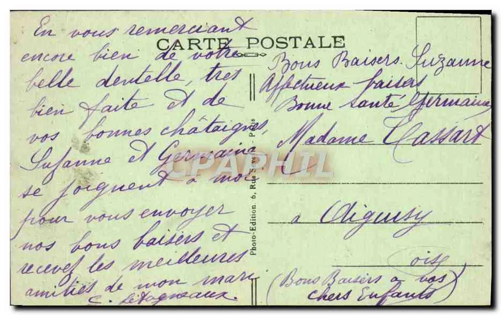 Noyon (Oise) — Catedral e Monumento — Foto-Edition 6, Rue S. - Verso
