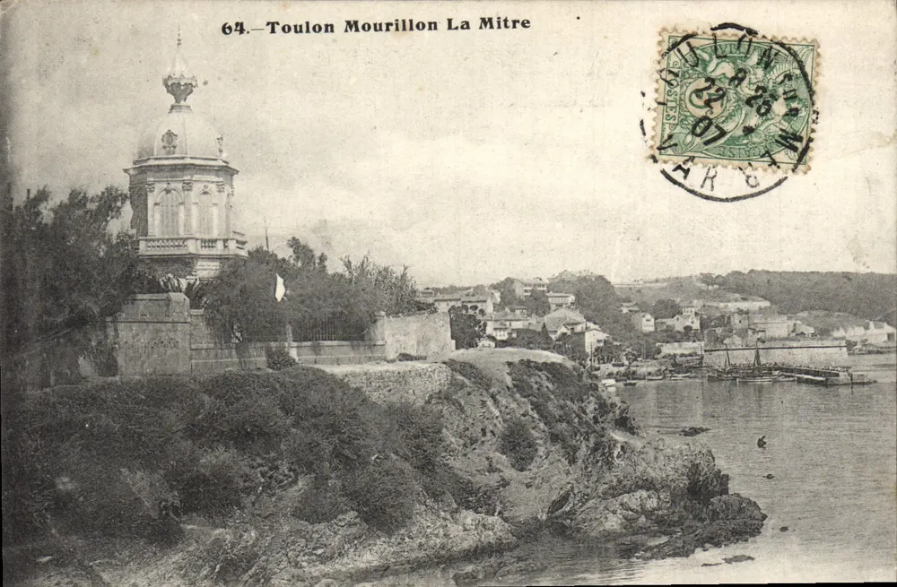 Toulon - Mourillon La Mitre — editor desconhecido, n° 64 - Frente